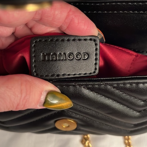 Crossbody genuine, leather mini bag - Picture 6 of 13